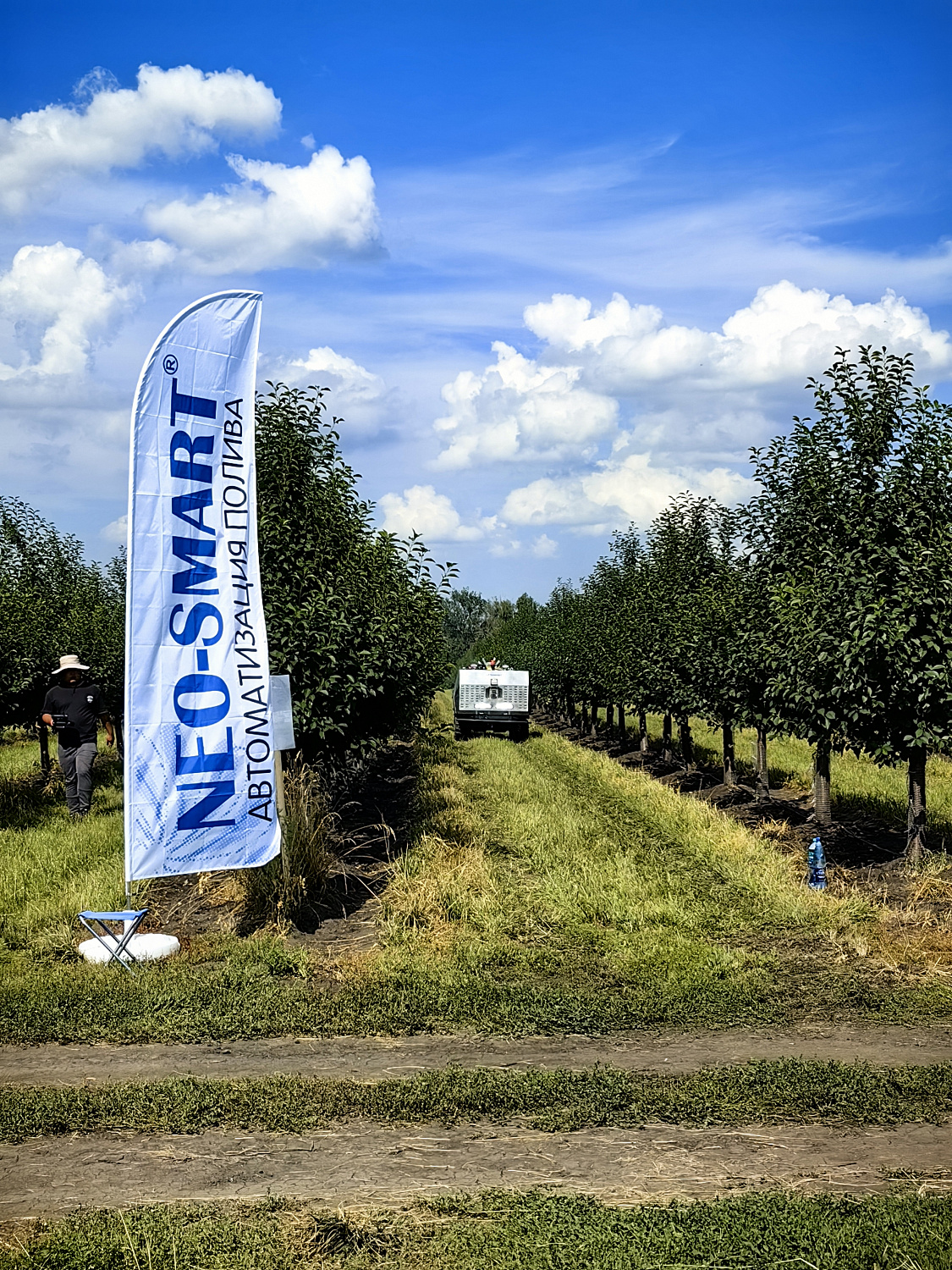 Полевой семинар демо-показ во Фрагарии. Компания "Новый век агротехнологий" представила роботов